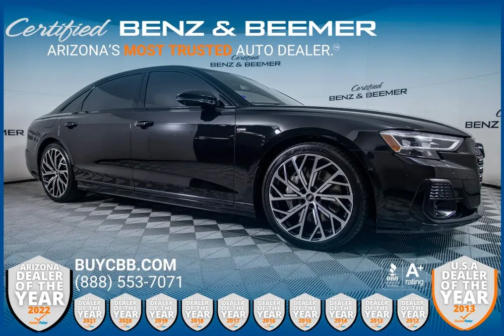 Black 2023 Audi A8 L 55 for sale in Scottsdale, AZ