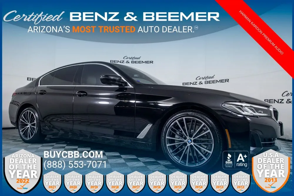 Black 2023 BMW 5 Series 530i for sale in Scottsdale, AZ