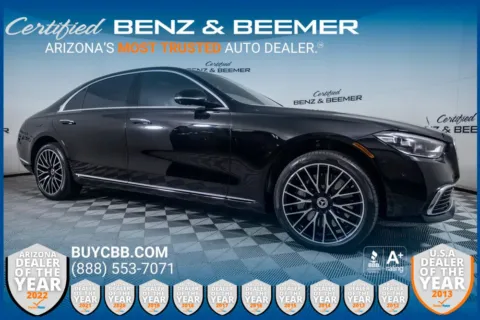 Black 2023 Mercedes-Benz S-Class S 580 for sale in Scottsdale, AZ