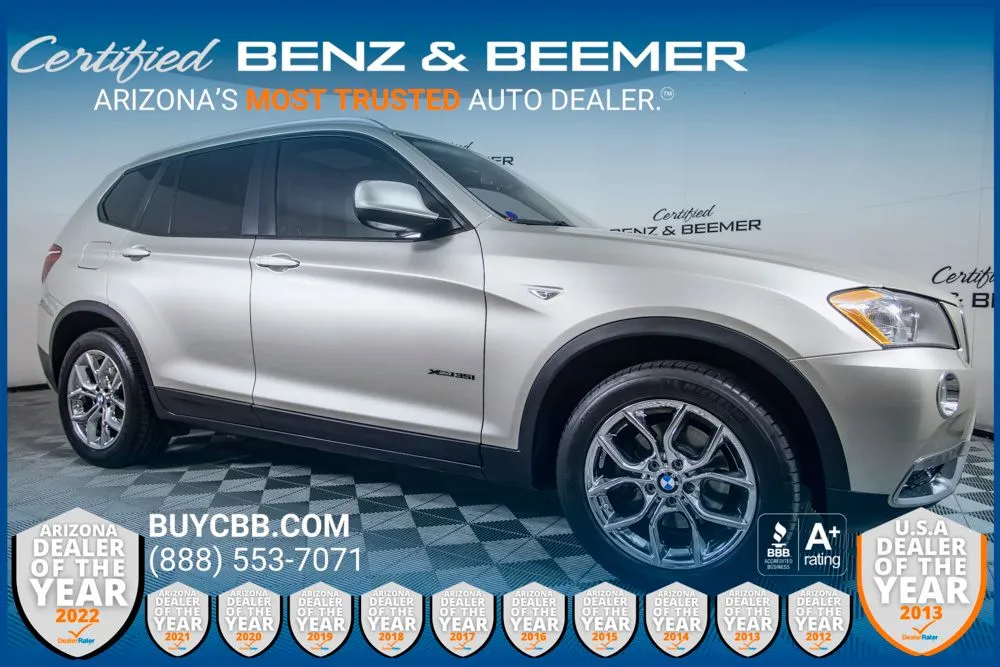 Silver 2014 BMW X3 xDrive35i for sale in Scottsdale, AZ
