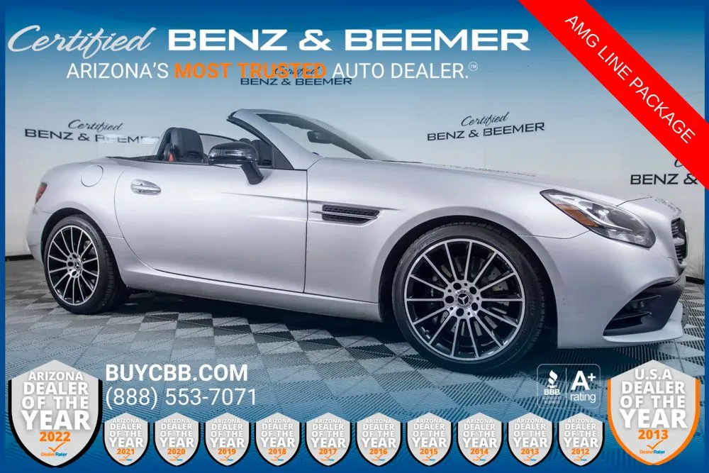 Silver 2019 Mercedes-Benz SLC 300 for sale in Scottsdale, AZ