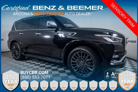 Black 2023 INFINITI QX80 Sensory for sale in Scottsdale, AZ