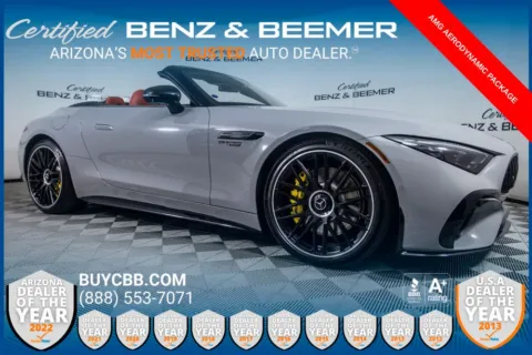 Gray 2022 Mercedes-Benz SL-Class SL 63 AMG for sale in Scottsdale, AZ