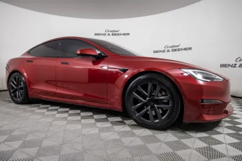 Another view of 2021 Tesla Model S Plaid for sale in Scottsdale, AZ at Certified Benz & Beemer