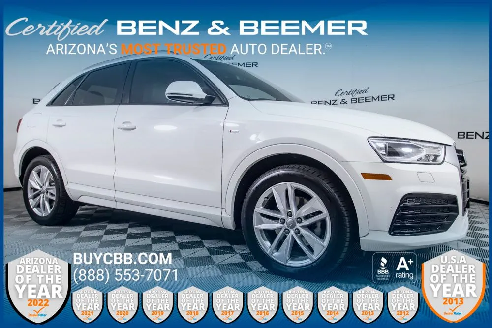 White 2018 Audi Q3 2.0T Premium for sale in Scottsdale, AZ