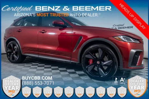 Red 2021 Jaguar F-PACE SVR for sale in Scottsdale, AZ