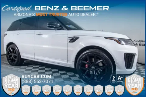 White 2022 Land Rover Range Rover Sport SVR for sale in Scottsdale, AZ