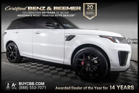White 2022 Land Rover Range Rover Sport SVR for sale in Scottsdale, AZ
