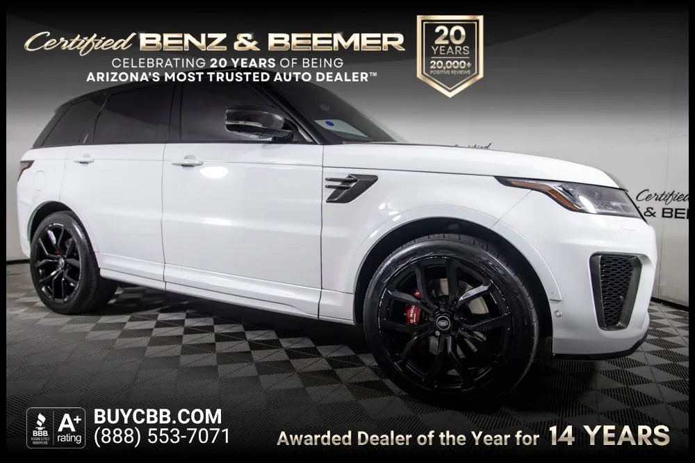 White 2022 Land Rover Range Rover Sport SVR for sale in Scottsdale, AZ