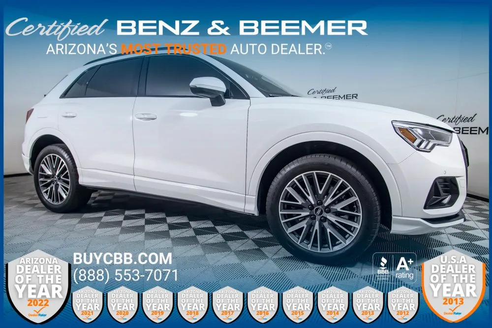 White 2023 Audi Q3 Premium for sale in Scottsdale, AZ