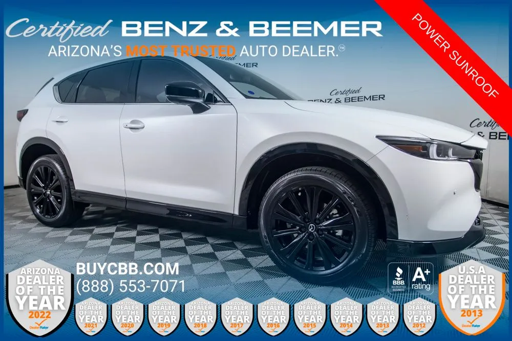 White 2025 Mazda CX-5 2.5 Turbo Premium for sale in Scottsdale, AZ