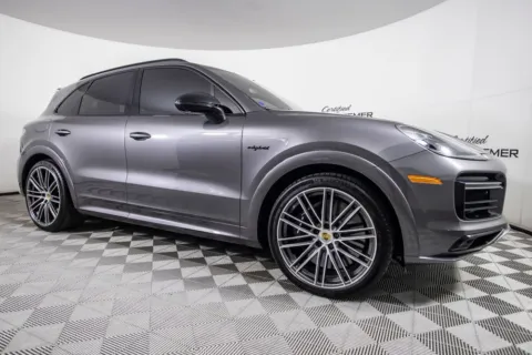 Another view of 2021 Porsche Cayenne E-Hybrid Turbo S for sale in Scottsdale, AZ at Certified Benz & Beemer