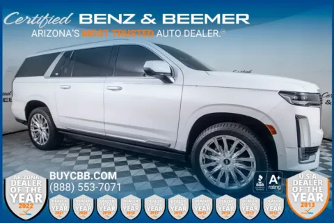 White 2021 Cadillac Escalade ESV Premium for sale in Scottsdale, AZ