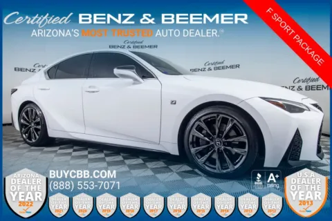 White 2023 Lexus IS 350 F SPORT for sale in Scottsdale, AZ