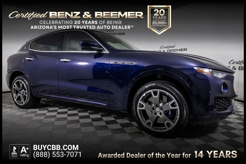 Blue 2017 Maserati Levante S for sale in Scottsdale, AZ
