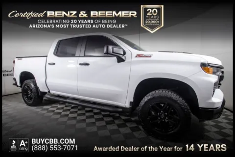 White 2026 Chevrolet Silverado 1500 Custom Trail Boss for sale in Scottsdale, AZ
