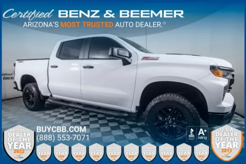 White 2026 Chevrolet Silverado 1500 Custom Trail Boss for sale in Scottsdale, AZ