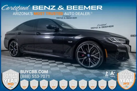 Black 2023 BMW 5 Series 530e iPerformance for sale in Scottsdale, AZ