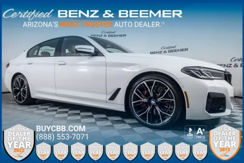 White 2023 BMW 5 Series 530i for sale in Scottsdale, AZ