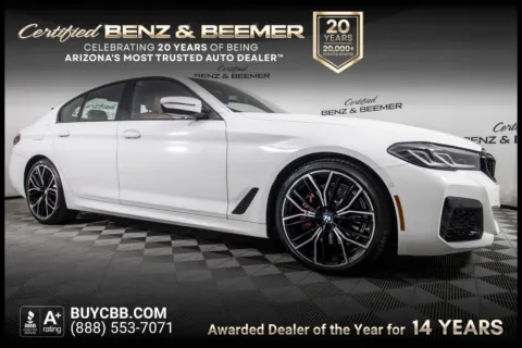 White 2023 BMW 5 Series 530i for sale in Scottsdale, AZ