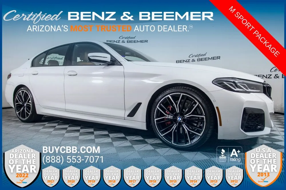 White 2023 BMW 5 Series 530i for sale in Scottsdale, AZ