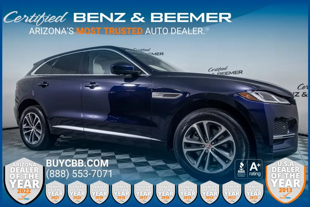 Blue 2021 Jaguar F-PACE P250 S for sale in Scottsdale, AZ