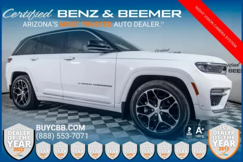 White 2023 Jeep Grand Cherokee Summit Reserve 4xe for sale in Scottsdale, AZ
