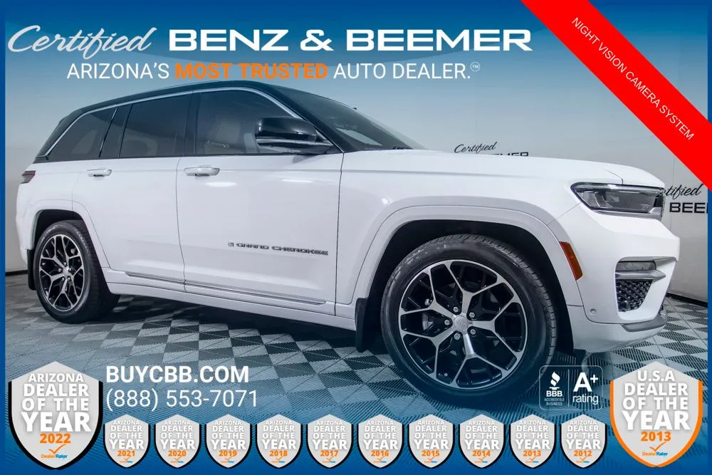 White 2023 Jeep Grand Cherokee Summit Reserve 4xe for sale in Scottsdale, AZ