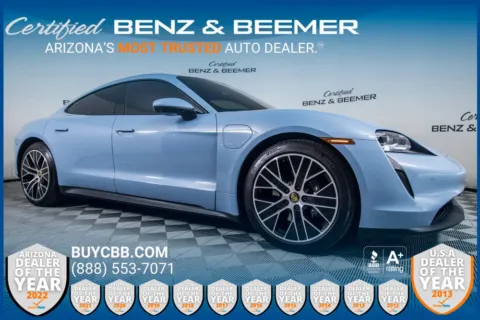 Blue 2023 Porsche Taycan for sale in Scottsdale, AZ