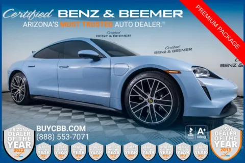 Blue 2023 Porsche Taycan for sale in Scottsdale, AZ