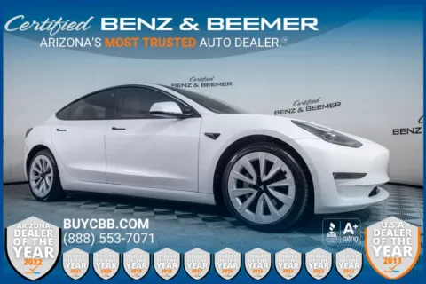 White 2021 Tesla Model 3 Long Range for sale in Scottsdale, AZ
