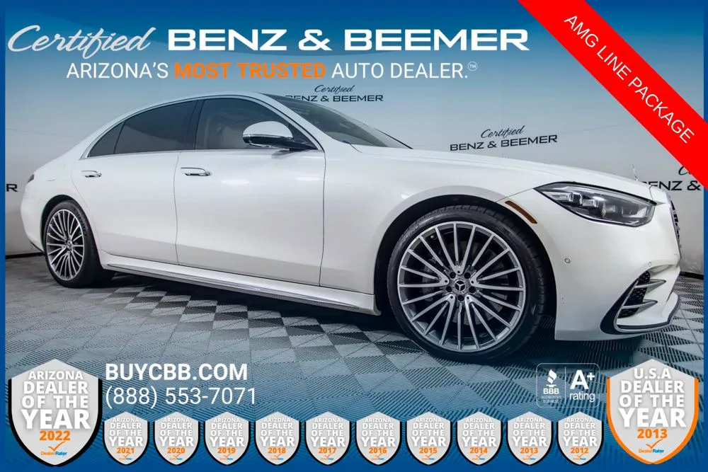 White 2023 Mercedes-Benz S-Class S 500 for sale in Scottsdale, AZ
