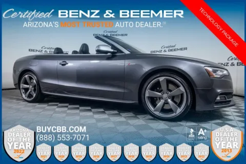 Gray 2015 Audi S5 3.0T Premium Plus for sale in Scottsdale, AZ