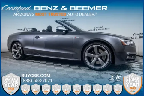 Gray 2015 Audi S5 3.0T Premium Plus for sale in Scottsdale, AZ