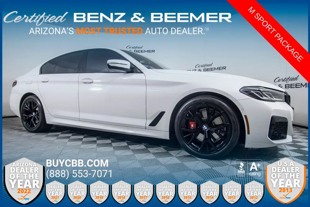 White 2022 BMW 5 Series 530i for sale in Scottsdale, AZ