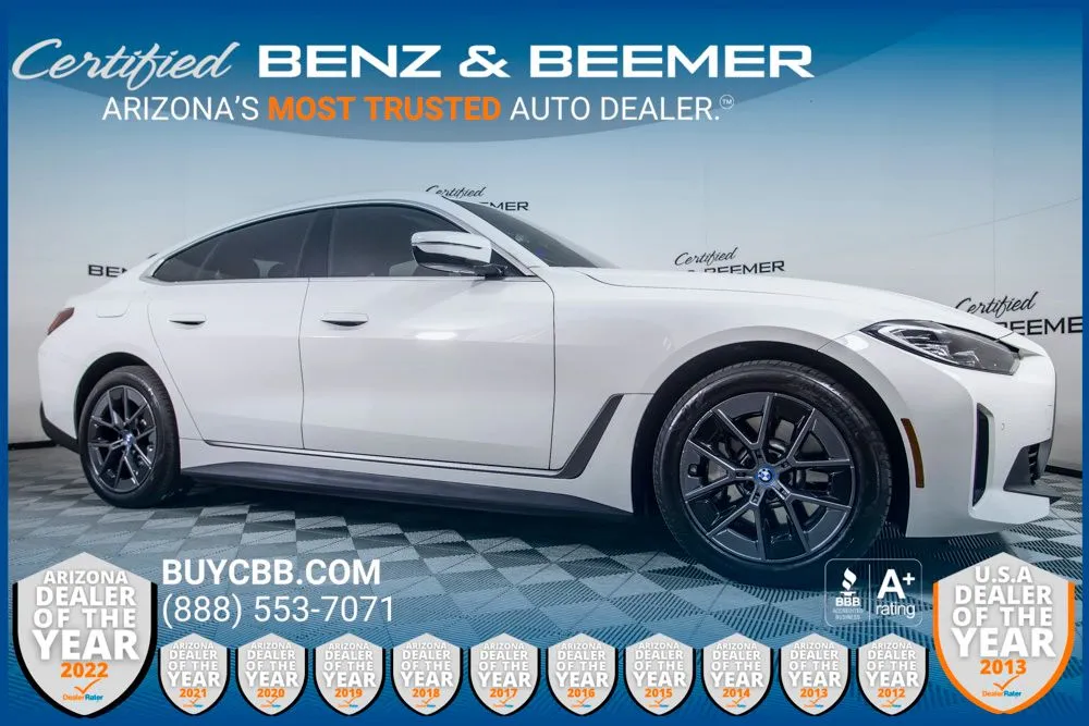 White 2023 BMW i4 eDrive35 for sale in Scottsdale, AZ