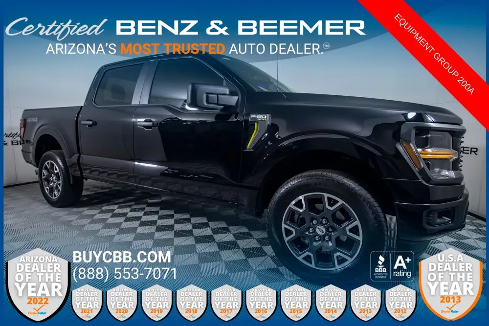 Black 2024 Ford F-150 STX for sale in Scottsdale, AZ