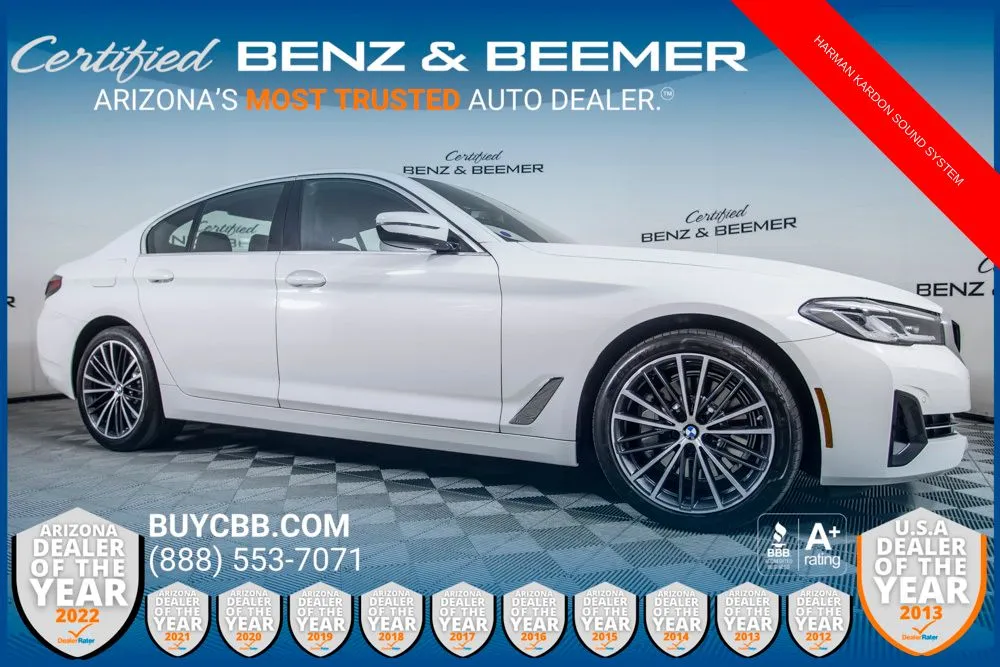 White 2023 BMW 5 Series 530i for sale in Scottsdale, AZ