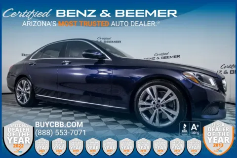 Blue 2018 Mercedes-Benz C-Class C 300 for sale in Scottsdale, AZ