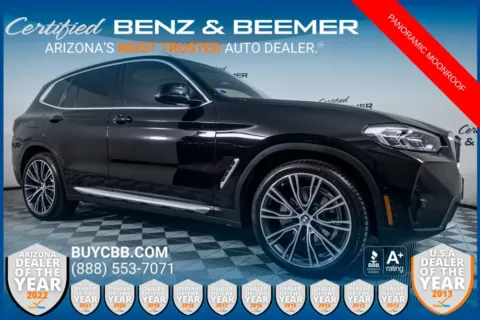 Black 2022 BMW X3 sDrive30i for sale in Scottsdale, AZ