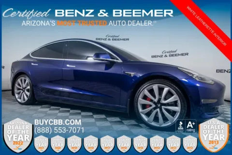 Blue 2018 Tesla Model 3 for sale in Scottsdale, AZ