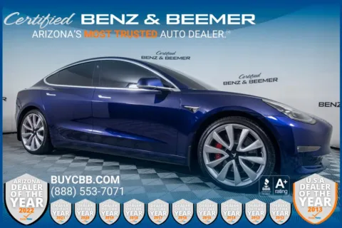 Blue 2018 Tesla Model 3 for sale in Scottsdale, AZ