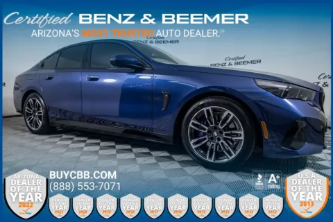 Blue 2024 BMW 5 Series 530i for sale in Scottsdale, AZ