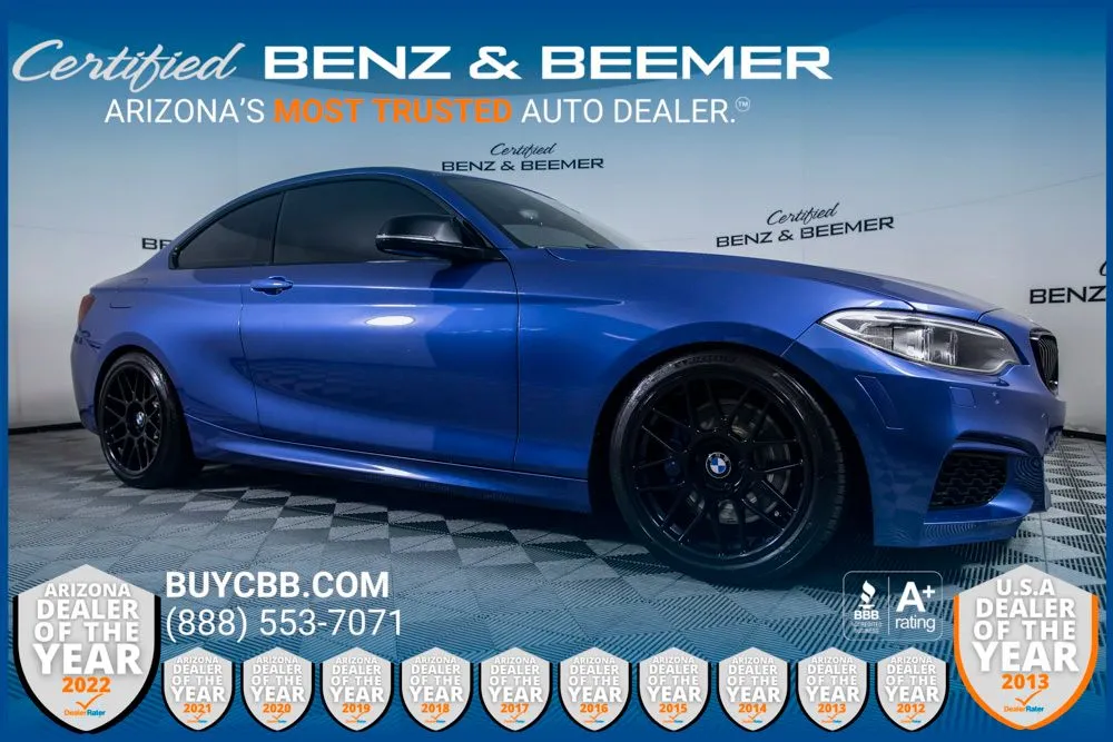 Blue 2017 BMW 2 Series M240i for sale in Scottsdale, AZ
