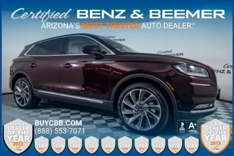 Red 2022 Lincoln Nautilus Reserve for sale in Scottsdale, AZ