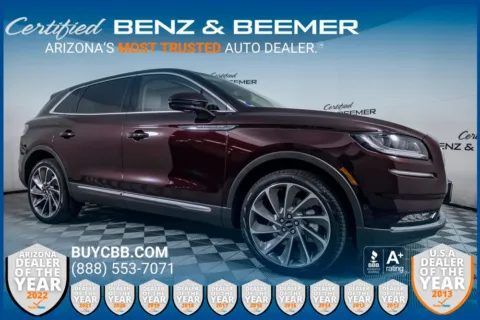 Red 2022 Lincoln Nautilus Reserve for sale in Scottsdale, AZ