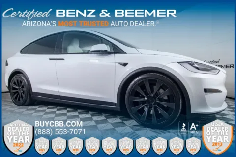 White 2022 Tesla Model X Plaid for sale in Scottsdale, AZ