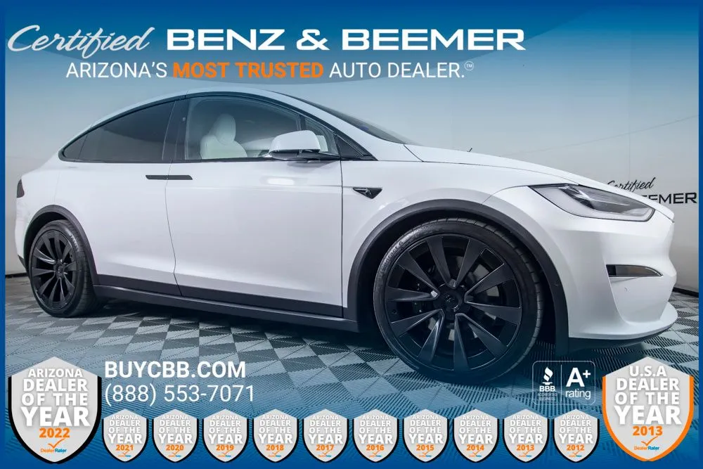 White 2022 Tesla Model X Plaid for sale in Scottsdale, AZ