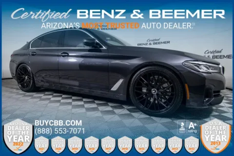 Gray 2023 BMW 5 Series 530i for sale in Scottsdale, AZ