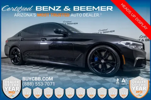 Black 2019 BMW 5 Series M550i xDrive for sale in Scottsdale, AZ
